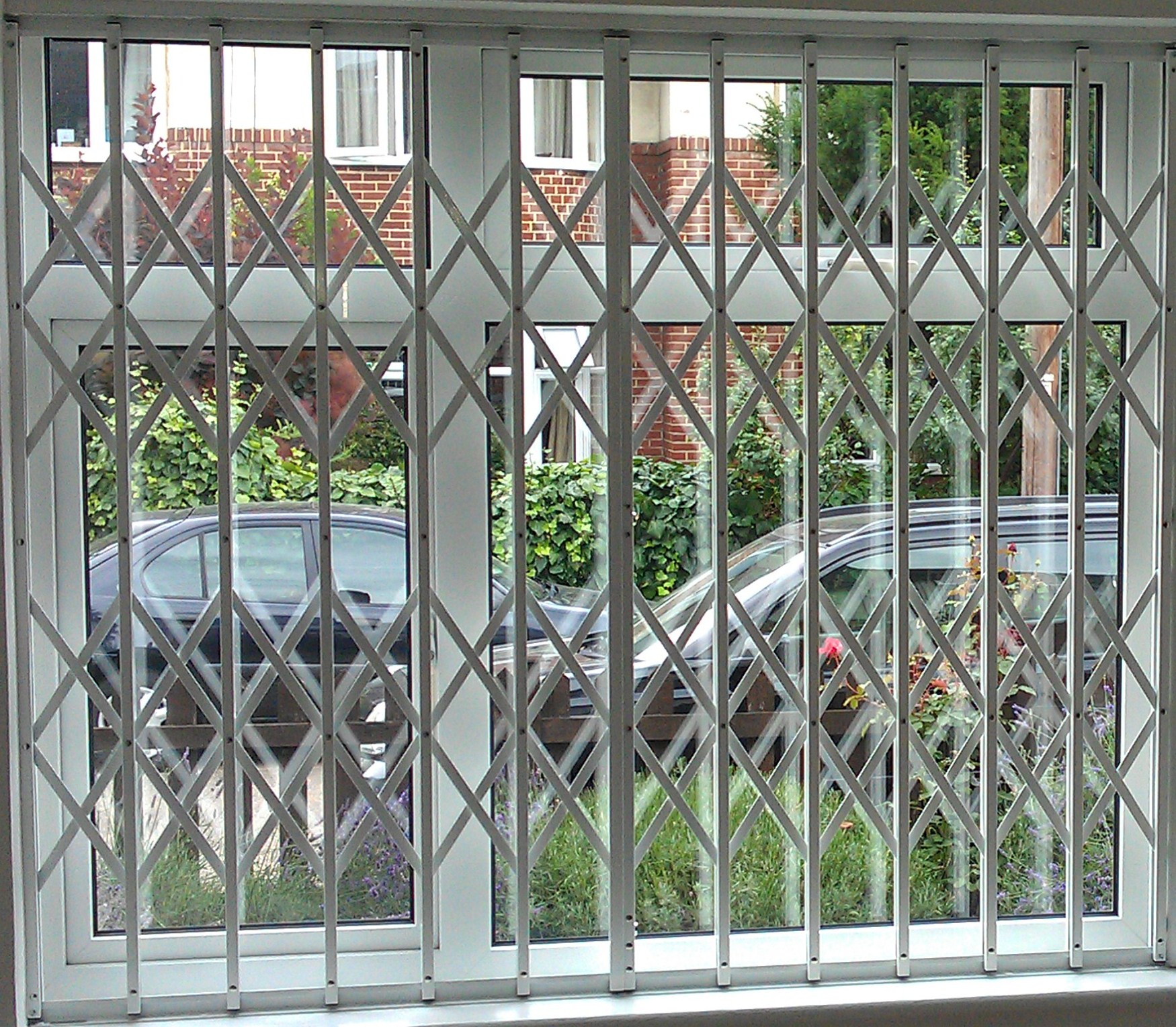 Professional window security grilles installation