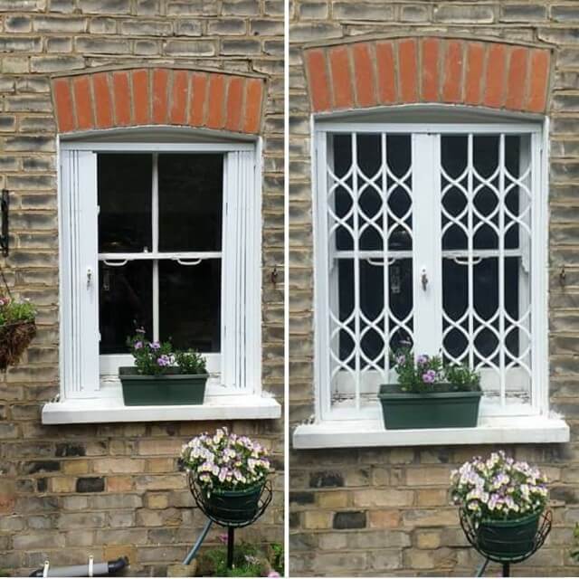 Basic window security grille